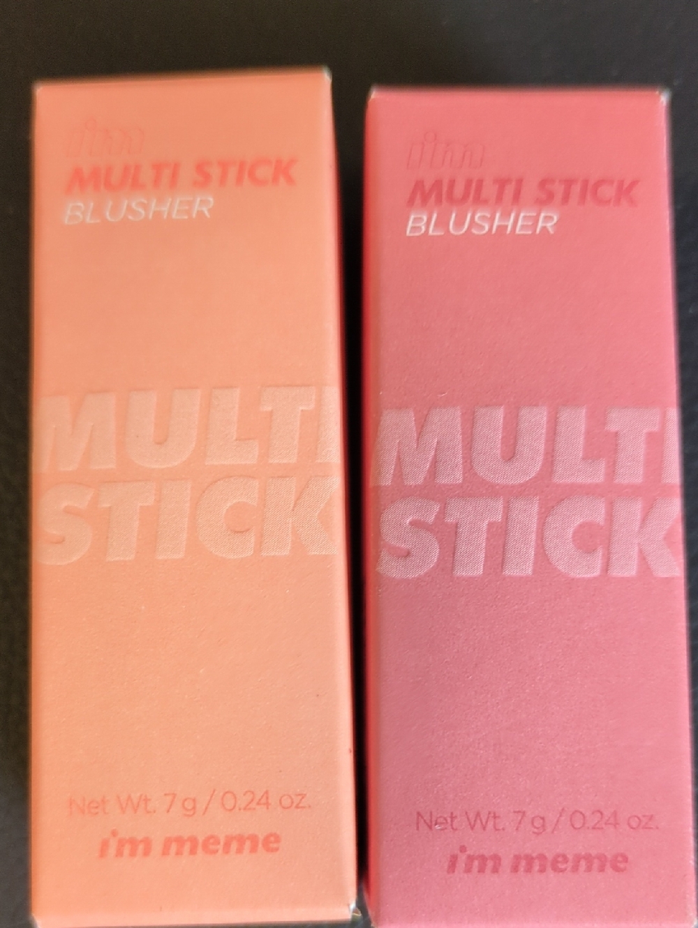 (Lot Of 2) I'm Meme Multi Stick Blusher Duo — Peach & Rose